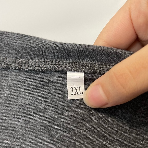 Santa wine Christmas long sleeve pocket gray casual dress - Picture 4 of 7